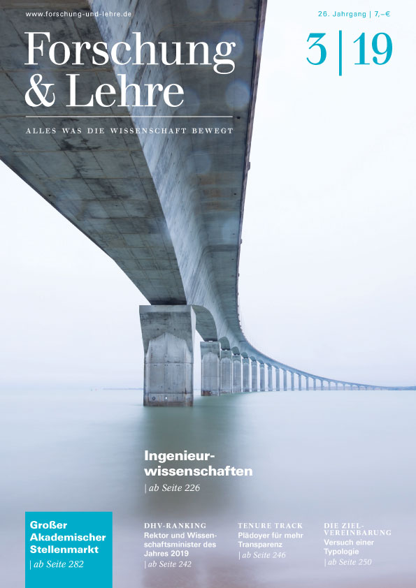 Cover Forschung & Lehre 3/19