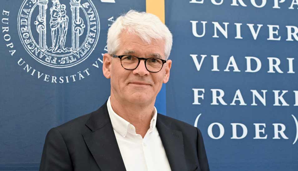 Foto von Eduard Mühle, dem neuen Präsidenten der Europa-Universität Viadrina Frankfurt (Oder)